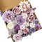 Purple Artificial Flowers Combo Cake Flowers Decorations Fake Peony Silk Roses